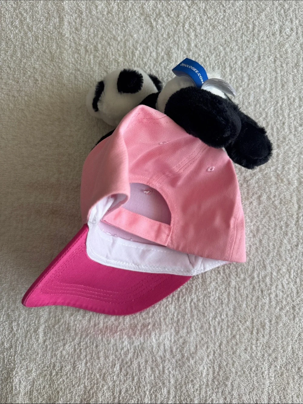 Zoologee San Diego Zoo & Safari Park Kids Pink Panda Plush Cap Hat